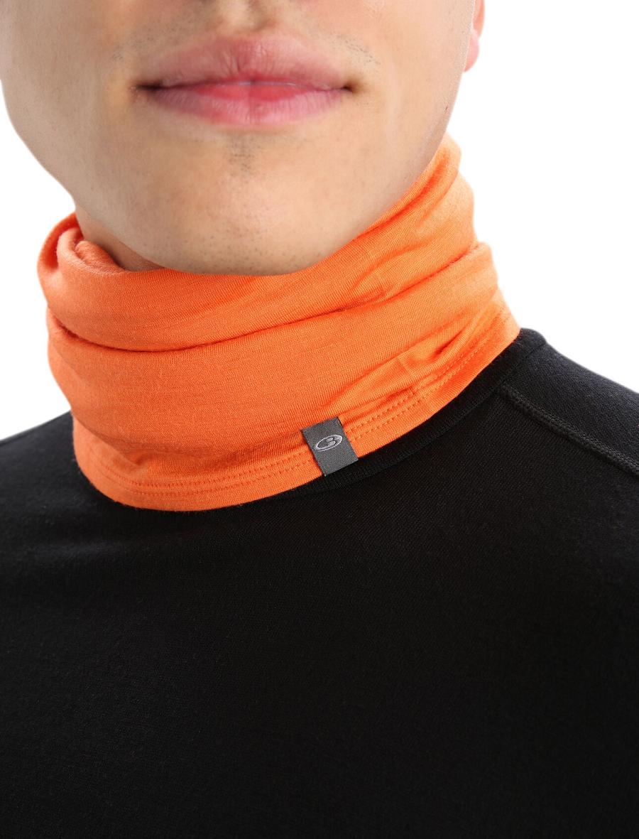 Flash Icebreaker Unisex Merino Flexi Chute Men's Scarves | AU 1069DFMN